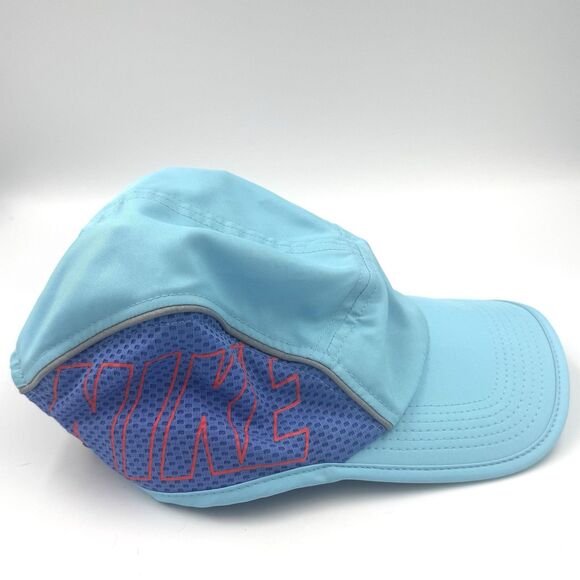 Nike AW84 Dri-Fit Hat Cap Aerobill 5 panel Unisex Blue Adjustable Performance - Picture 4 of 8